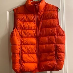 Orange Bubble Vest